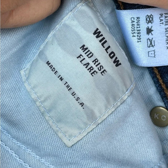 Baldwin denim willow mid-rise flare jeans 26 - Picture 11 of 13